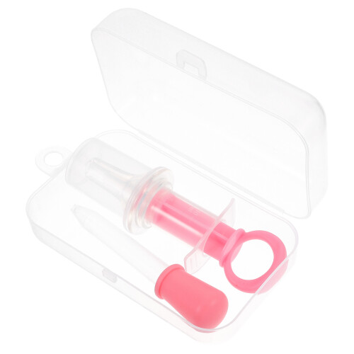 5Sets Pink Pet Medicine Feeder ABS -Type Reliable Tool 2