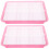 2Pcs Pink Household Cat Grass Planter Plastic Hydroponic Growing Box 7