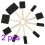 2Pcs Multipurpose Sponge Brush Set with Hard Plastic Core for Painting 1