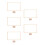 5Sets DIY Wooden Canvas Stretcher Bars Kit Multi Use Poster Frame Kit 5