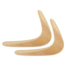 10Pcs Handcrafted Wooden Boomerang Toys for Outdoor Sports Teens