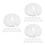 36Pcs White Plastic Fire Sprinkler Covers - Universal Fit for Home Use 8