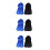 6Pcs Pirate Bandana Headwraps Polyester Long Tail Durable Elastic Fit 4