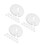 36Pcs White Plastic Fire Sprinkler Covers - Universal Fit for Home Use 7