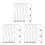 3Pcs Dark Blue Polyester Plastic Tag Strings for Clothing Labeling 7
