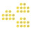 30Pcs Durable Yellow Alloy Snap Buttons for Coat Sewing Projects 8