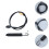 2Pcs Lawn Tractor Engagement Clutch Cable Black 10