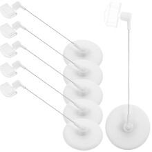 18Pcs White Plastic Wedding Table Place Card Holders Photo Memo Clips