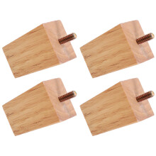 8Pcs Solid Wood Furniture Legs Replacement for Sofa Cabinet Dresser