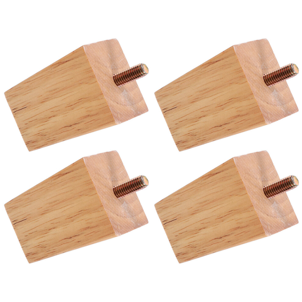 8Pcs Solid Wood Furniture Legs Replacement For Sofa Cabinet Dresser 3633800242423