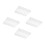 4Pcs Transparent Wall Mounted Straw Storage Box Acrylic Holder 5