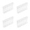 4Pcs Transparent Wall Mounted Straw Storage Box Acrylic Holder 7