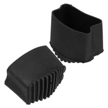 6Pcs Ladder Feet Rubber Pads Black Thickened Foot Covers for Stability
