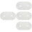 4Pcs Replacement Transparent Acrylic Window Dome for Doll Carrier 7