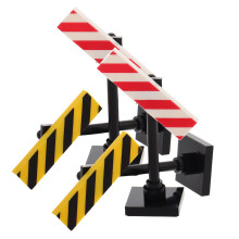 8Pcs Assorted Color Traffic Sign Toy Bundle Realistic Role Play Fun