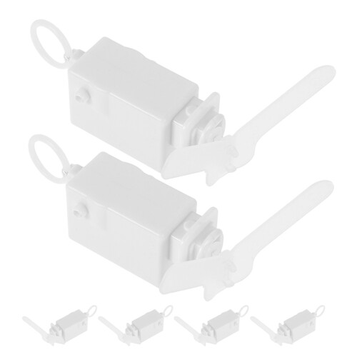 24Pcs White Plastic DIY Toy Movement Accessories Clockwork Wing Motor