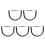 5Pcs Adjustable Aluminum Hard Hat Shield Bracket Black Full Brim 8