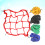 2Pcs Motorcycle Cargo Net with 6 Hooks Bungee Elastic Assorted Color 10