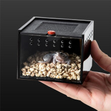 Spindelhölje Små Insektsuppfödningsbox Förhindra Flykt Reptil Terrarium Insektsmatningsbur A