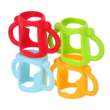 16Pcs Baby Bottle Handle Grip Silicone Sleeve Flexible and Durable
