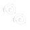 2Pcs Multi Stylish Heart Simulation Pearl Eyeglass Chain Adjustable 6