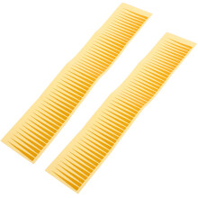 3Pcs Adhesive Waterproof Reflective Pressure Gauge Stickers in Yellow