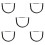 5Pcs Adjustable Aluminum Hard Hat Shield Bracket Black Full Brim 4