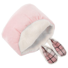 3Pcs Pink Small Pet Bed Flannel Guinea Pig Rat Hamster Warm Hideout