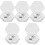 40Pcs Stylish Hexagonal Eyeshadow Pans Silver Plastic Compact Case 5