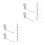 40Pcs Sturdy Silver Slatwall Panel Display Hooks for Store and Home 9