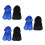 6Pcs Pirate Bandana Headwraps Polyester Long Tail Durable Elastic Fit 5