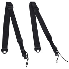 4Pcs Adjustable Black Ukulele Back Straps for Four-String Instruments