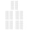 Lightweight White Foam Adhesive Squares for Decorations 7