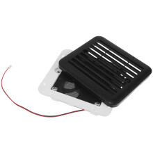 3Sets Efficient Rv Exhaust Fan Black ABS for Car Window and Fridge