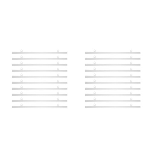 20Pcs PVC Poster Scroll Bars for Easy Wall Mount and Display 2