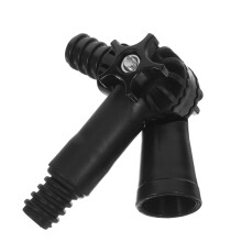 4Pcs Black Plastic Threaded Pole Adapter for Window Cleaning Brooms