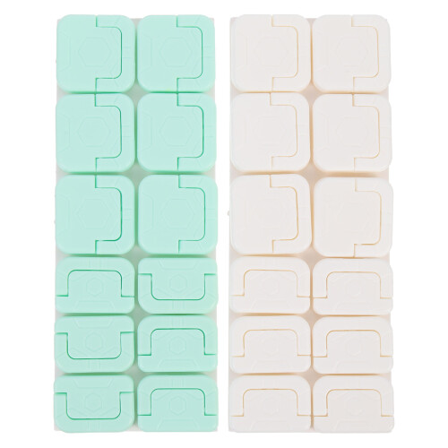 48Pcs ABS Protective Childproof Electric Outlet Covers 1