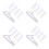 400Pcs Clear Plastic Protector Sleeve Safe Storage Cover 4