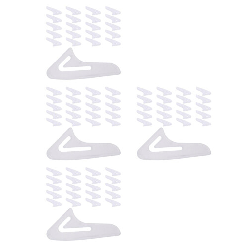 400Pcs Clear Plastic Protector Sleeve Safe Storage Cover 2