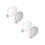 4Pcs Women's Desktop Foldable Oval Makeup Mirrors for Home Use 4