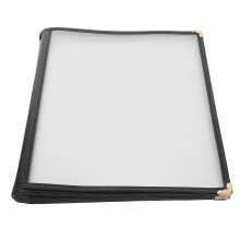 3Pcs Durable PVC A4 Menu Protectors Clear Covers for Cafe and Pub