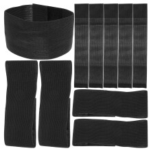 100Pcs Black Elastic Mourning Armbands Adjustable Funeral Arm Bands