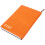 5Pcs Daily Organizer Planner Orange PU Notebook for Office Use 3