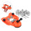 Orange Tile Drilling Locator Tool Kit for Ceramic Glass Marble 6