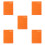 5Pcs Daily Organizer Planner Orange PU Notebook for Office Use 6