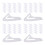 400Pcs Clear Plastic Protector Sleeve Safe Storage Cover 5