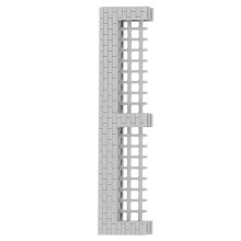 4Pcs Plastic Mini Fake Fence for Village Model and Garden Borders