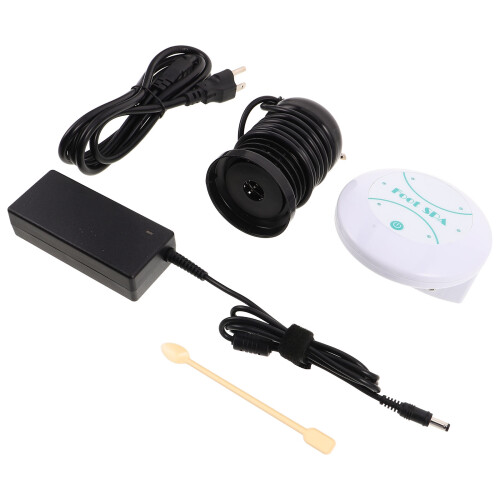 Compact Portable Ionic Foot Spa Detox Device Plastic Black
