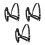 3Pcs Adjustable Nylon Horse Halters for Training and Competition Use 5