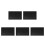 5Pcs Easy-Use Black Polyester Slide Sheets for Elderly Bed Transfers 6
